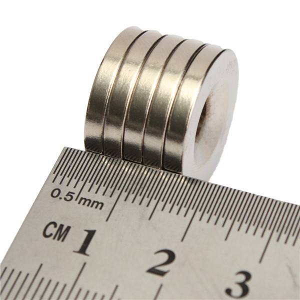 5pcs N50 20x3mm Strong Round Countersunk Ring Magnets 5mm Hole Rare Earth Neodymium Magnet - photo 8
