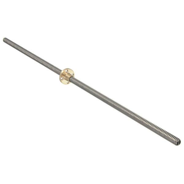 Machifit 400mm T8 Lead Screw 8mm Thread 2mm Pitch Lead Screw with Copper Nut - photo 5