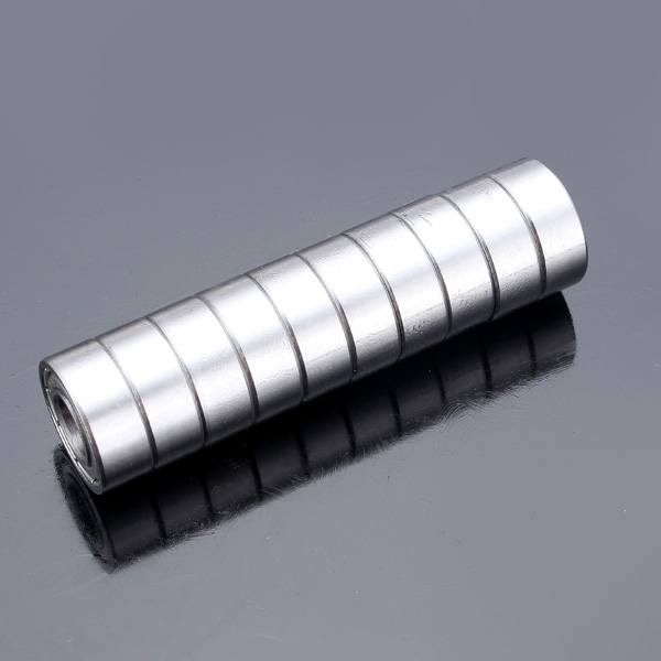 10pcs 6x13x5mm Steel Sealed Shielded Deep Groove Ball Bearings 686zz - photo 1