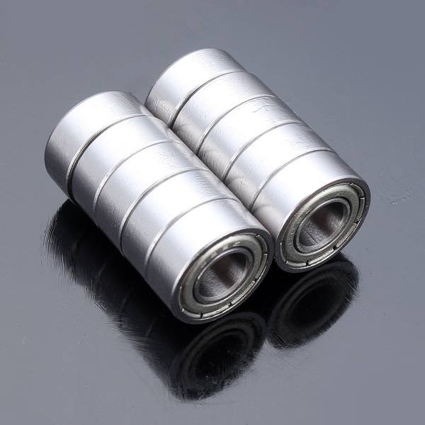 10pcs 8x19x6mm Steel Sealed Shielded Deep Groove Ball Bearing 698ZZ - photo 2