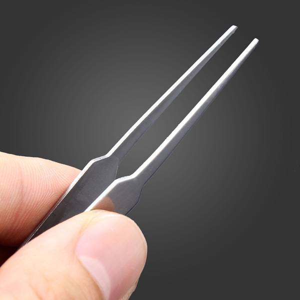 GOOI TS - 14 1mm Superfine Straight Tweezers Non-corrosive Stainless Steel Tweezers - photo 3
