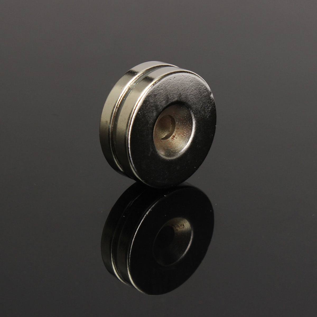 2pcs N50 30mm x 5mm Strong Round Magnets 5mm Hole Rare Earth Neodymium Magnets - photo 1