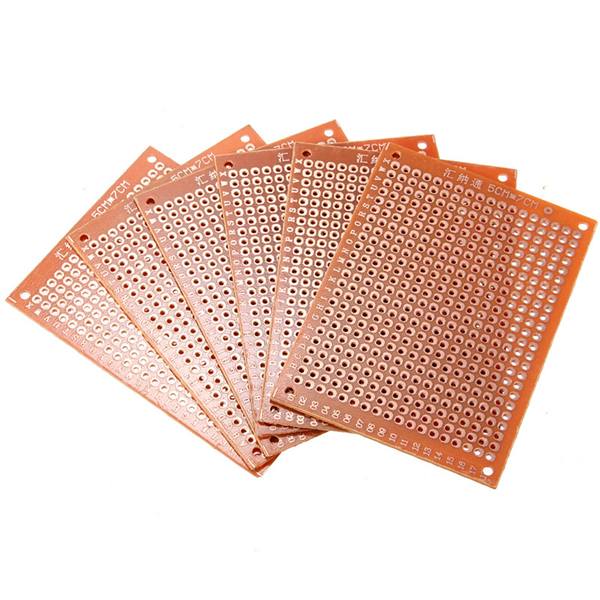 12pcs PCB Prototyping Printed Circuit Board Stripboard Prototype Breadboard With 4 Sizes - photo 3
