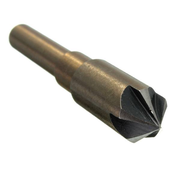 5pcs HSS 82 Degree Deburring Bits Countersink Drill Set Wood Chamfer Chamfering Tool - photo 6