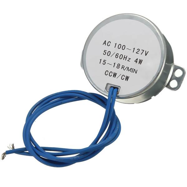 Turntable Synchronous Motor  Robust 50/60Hz AC100-127V 4W 15-18RPM - photo 6