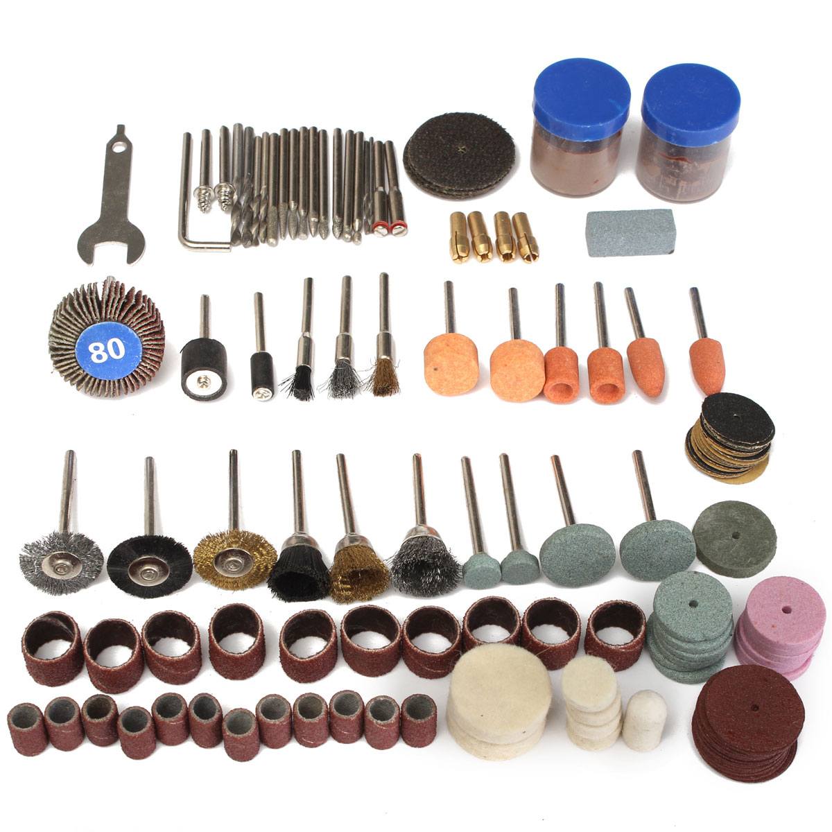 136pcs Rotary Tool Accessories Bit Set Polishing Kits Polishing Wheel For Dremel - photo 2