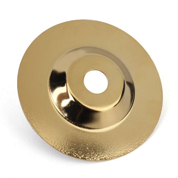 100mm x 16mm Diamond Grinding Wheel Disc Hard Alloy Golden Polishing Disc - photo 4