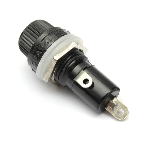 10pcs Electrical Panel Mounted Glass Fuse Holder For Radio Auto Stereo 5x20mm - photo 9