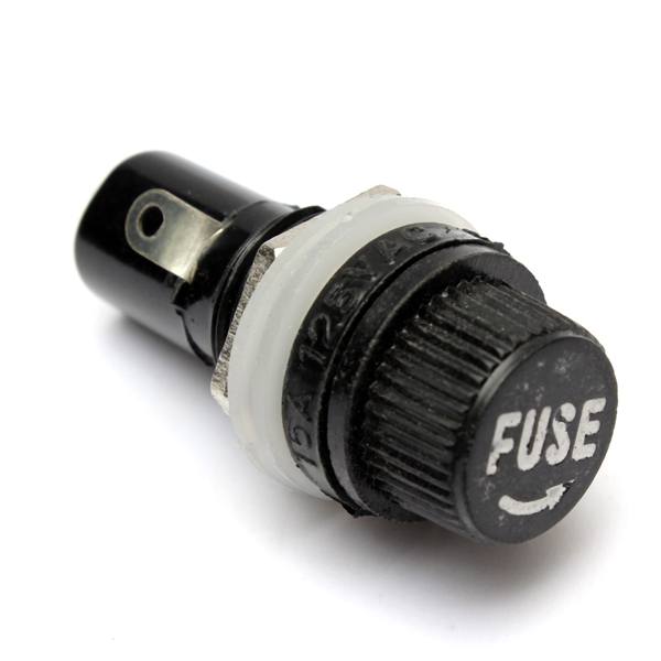 10pcs Electrical Panel Mounted Glass Fuse Holder For Radio Auto Stereo 5x20mm - photo 8
