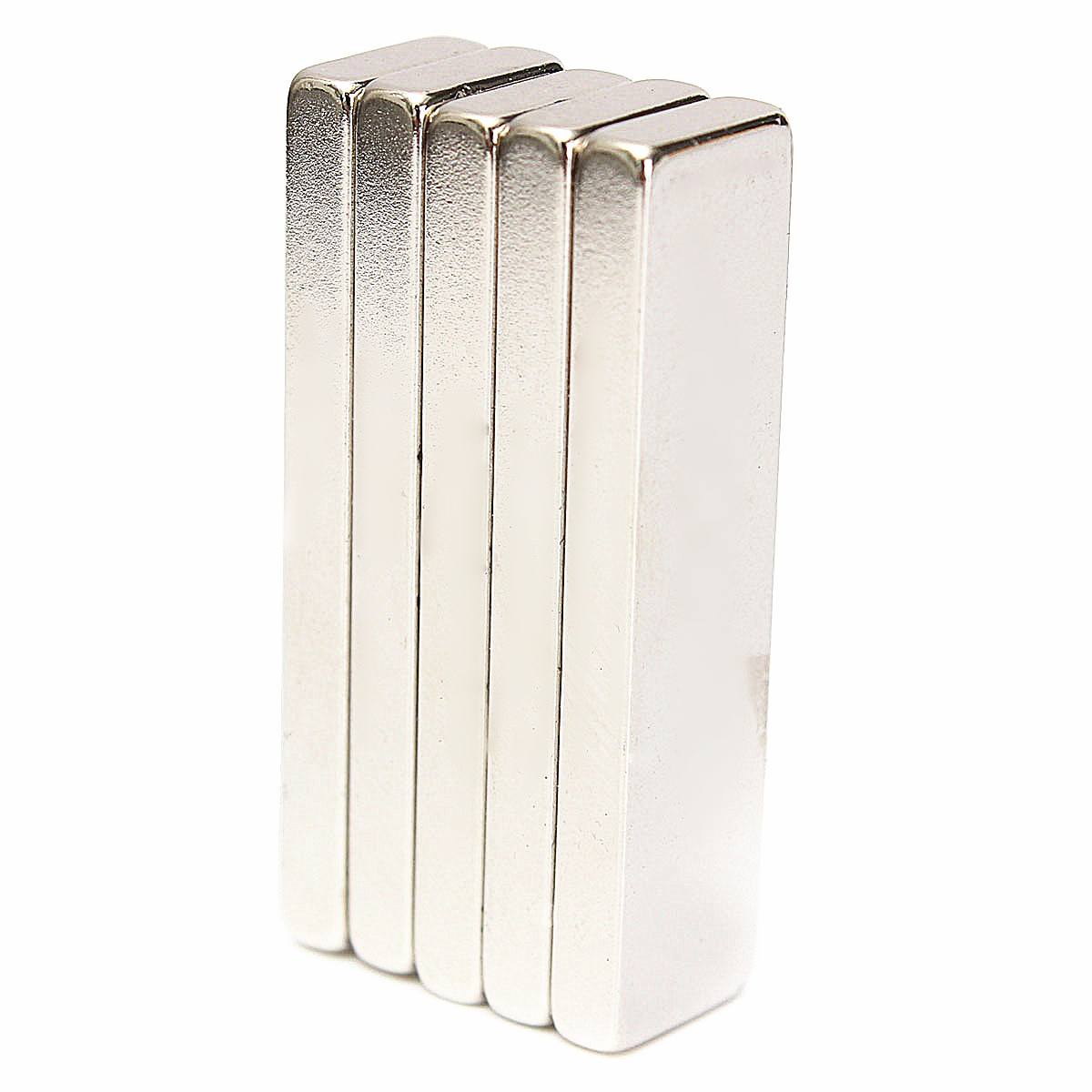 5pcs N52 40x10x4mm Strong Block Magnets Rare Earth Neodymium Magnets - photo 4