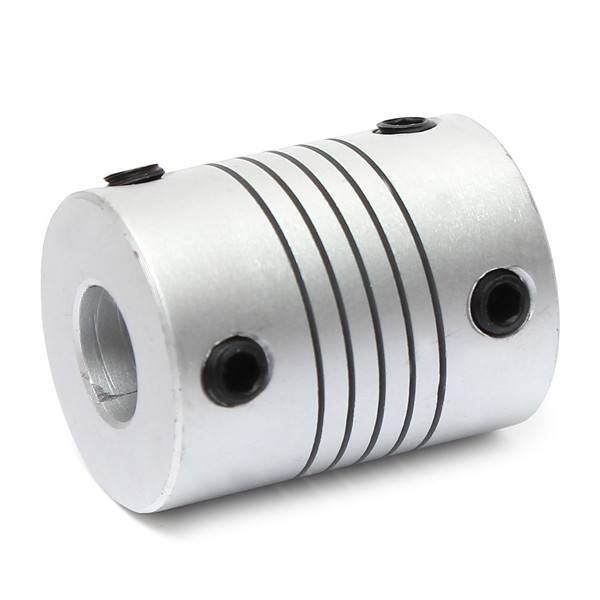 8mm x  8mm Aluminum Flexible Shaft Coupling OD19mm x L25mm CNC Stepper Motor Coupler Connector - photo 3