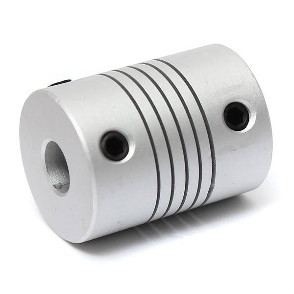 6mm x 6.35mm Aluminum Flexible Shaft Coupling OD19mm x L25mm CNC Stepper Motor Coupler Connector - photo 4