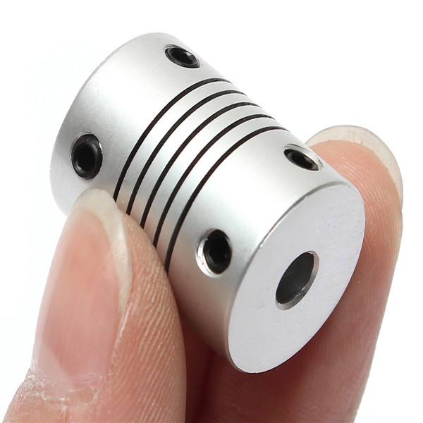 5mm x 7mm Aluminum Flexible Shaft Coupling OD19mm x L25mm CNC Stepper Motor Coupler Connector - photo 5
