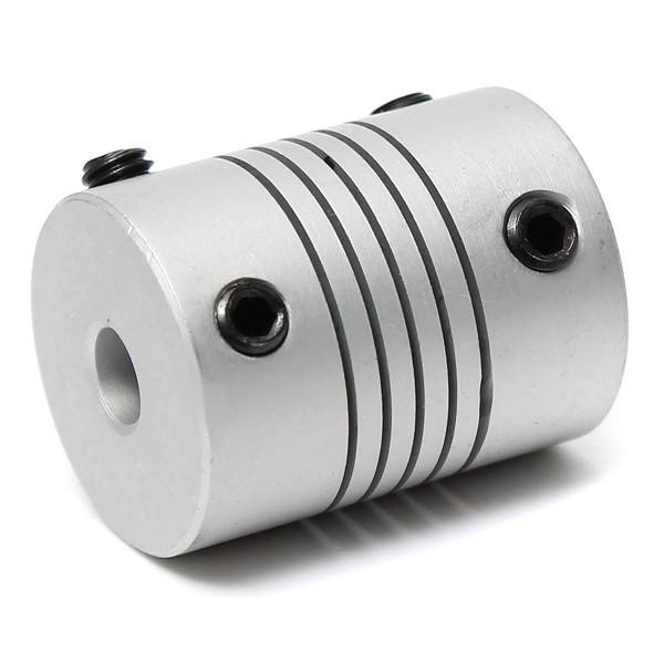5mm x 10mm Aluminum Flexible Shaft Coupling OD19mm x L25mm CNC Stepper Motor Coupler Connector - photo 5