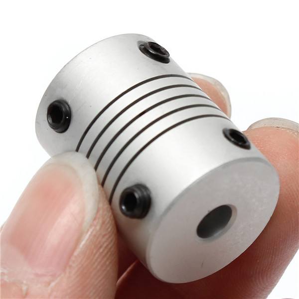 5mm x 10mm Aluminum Flexible Shaft Coupling OD19mm x L25mm CNC Stepper Motor Coupler Connector - photo 7