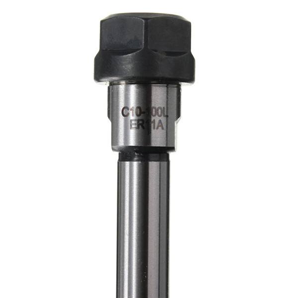 C10 ER11A 100L Collet Chuck Holder Extension Straight Shank  for CNC Milling - photo 3