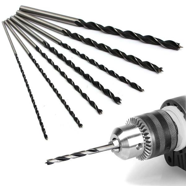 7pcs 4/5/6/7/8/10/12mm 300mm Brad Point Twist Drill Bits Set Wood Working Tool - photo 1