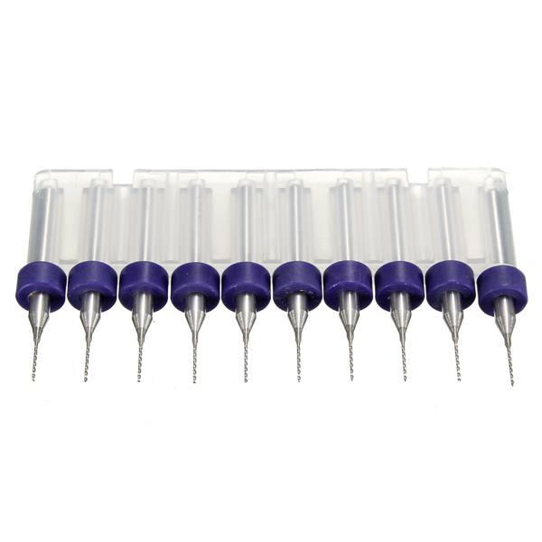 10pcs 0.5mm Mini PCB Drill Bits For CNC Print Circuit Board Tungsten Steel - photo 4