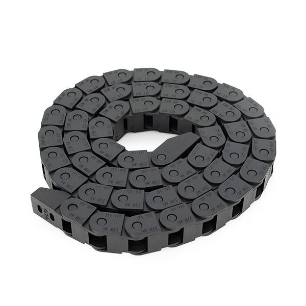 Machifit 10 x 10mm Plastic Cable Drag Chain Wire Carrier Length 1000mm For CNC Router Machine - photo 6