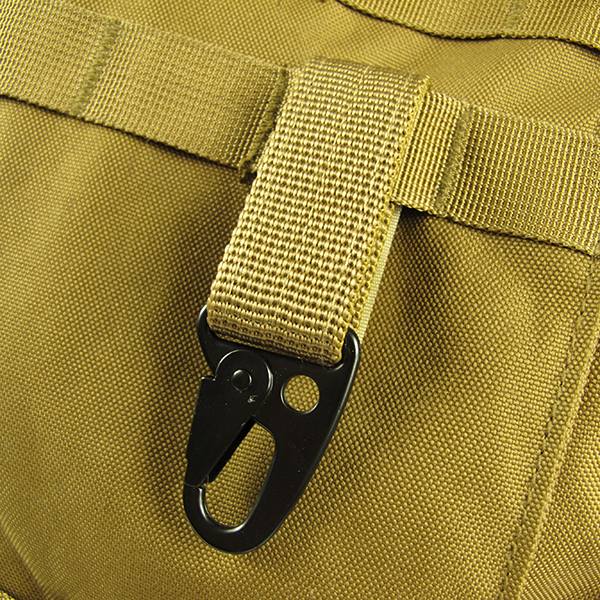 Carabiner Hook Webbing Buckle Nylon Molle Belt Hanging Key Ring Outdoor Tool - photo 9