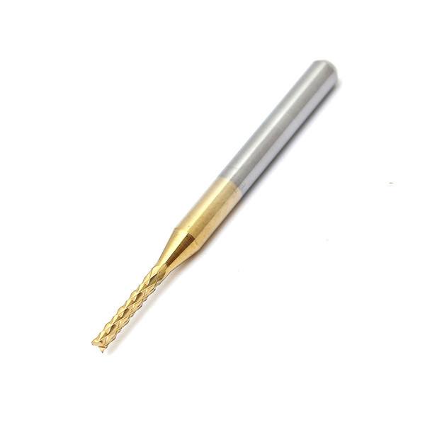 1.5mm Tungsten Steel Titanium Coat Carbide End Mill Cutter Engraving Bit CNC PCB Rotary Burr - photo 3
