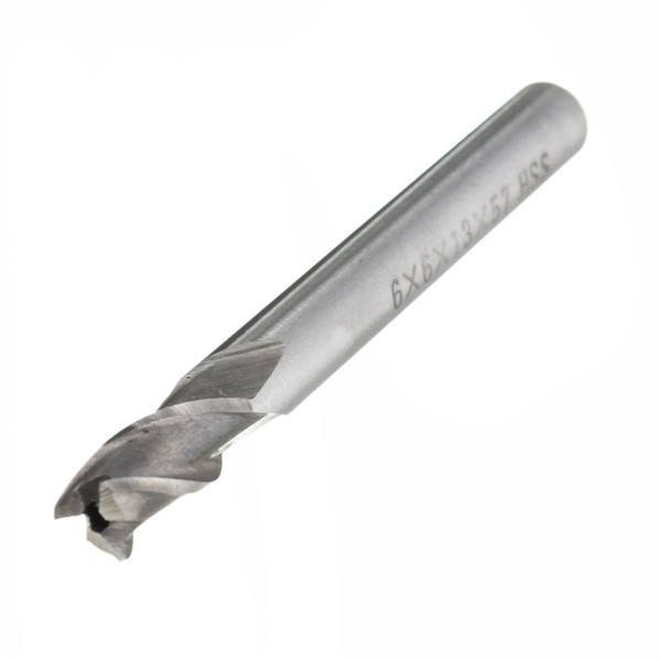 6mm 3 Flute HSS Aluminium Extra Long End Mill Cutter CNC Bit - photo 4