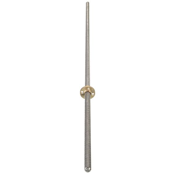Machifit 600mm Lead Screw 8mm Thread Lead Screw 2mm Pitch Lead Screw with Brass Nut - photo 2