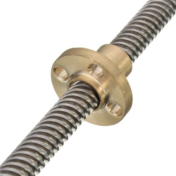 Machifit 800mm Lead Screw 8mm Thread Lead Screw 2mm Pitch Lead Screw with Brass Nut - photo 7