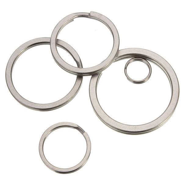 Gear Titanium Ti Key Chain Key Ring Split Ring 4-12inch 10mm 18mm 25mm 28mm 32mm - photo 2