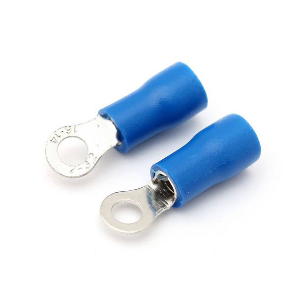 25PCS Blue Rubber PVC Terminals Insulated Ring Connector RC 1.5-2.5mm - photo 6