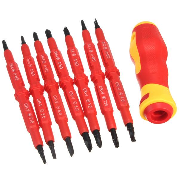 7pcs Multi-purpose Insulated Screwdriver Tools Electrical Handle - photo 1