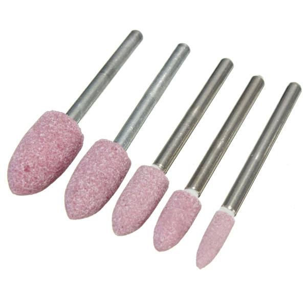 10pcs AbrasivE-mounted Stone Rotary Tool 1/8 Shank For Dremel - photo 5