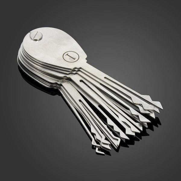 DANIU 20psc Foldable Car Lock Opener Double Sided Lock Pick Set Locksmith Tools - photo 2
