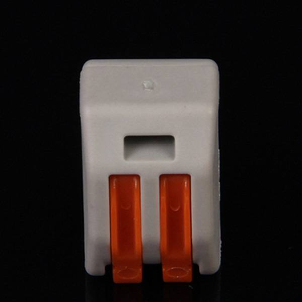 10pcs Spring Lever Push Fit Reuseable Cable 2 Wire Pole Insulating Material - photo 6