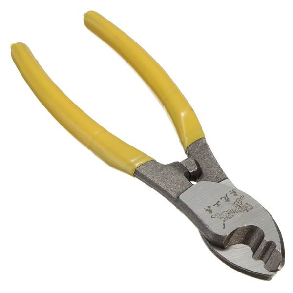 6Inch Cable Cutter Plastic Handle Electric Wire Stripper Cutting Plier Tool Kit - photo 3