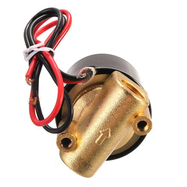 1/4 inch Electric Solenoid Valve For Water Air Gas Diesel 12V DC - photo 6