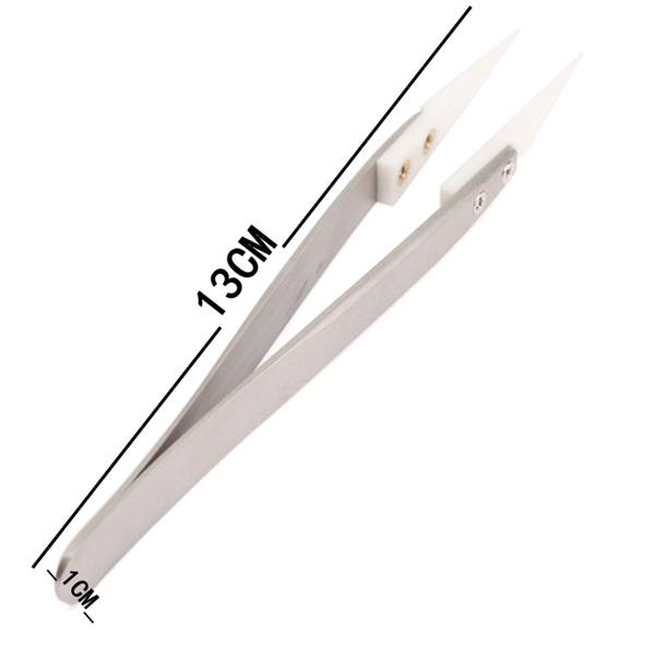 1600 Heat Resistant Ceramic Stainless Steel Tweezers Anti-static Ceramic Tweezers - photo 7