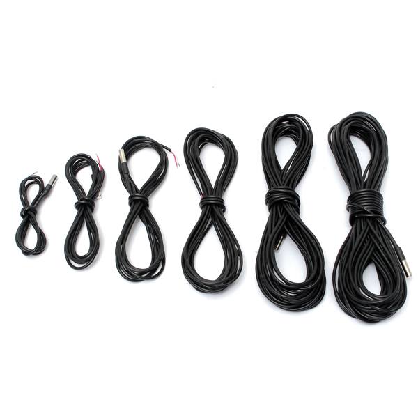 2 Wires Cables Digital Temperature Sensor Probe DS18B20 Thermometer Thermal - photo 10