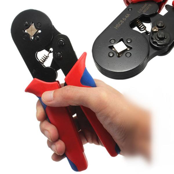 HSC8 6-4A AWG23-10 Wire Stripper Self Adjusting Crimping Plier Ratcheting Ferrule Crimper Tool - photo 3
