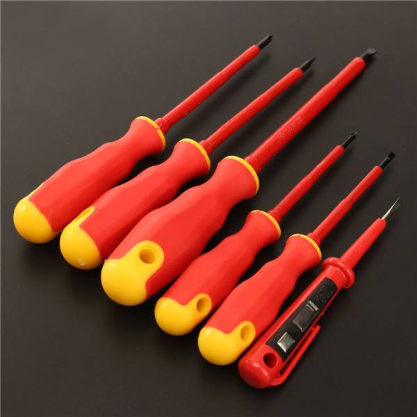 Practical 6 Pcs VDA Electricians Screwdriver Set Electrical Insulated Kit Tools - photo 6