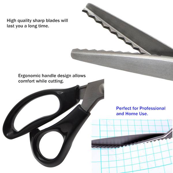 Pinking Shears Scissors Sewing Craft Upholstery Tailor Zig Zag Tool - photo 10