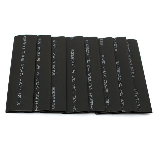 DANIU 127pcs 7Sizes Polyolefin Halogen-Free Heat Shrink Tubing Tube Sleeving Kit - photo 6