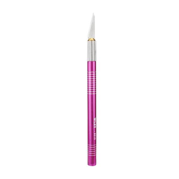 Colorful Metal Handle Hobby Cutter Pen Cutter With 5pcs Blade Set - photo 3