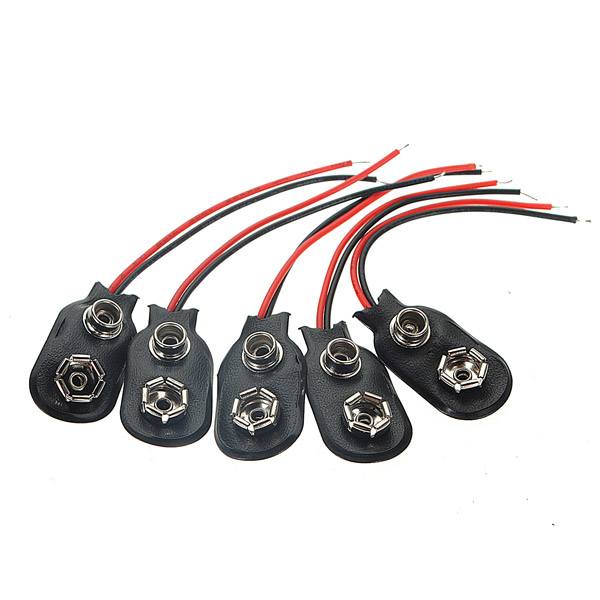 9Volt Battery Clip Connectors 9V Snap Clip Lead Wire - photo 4