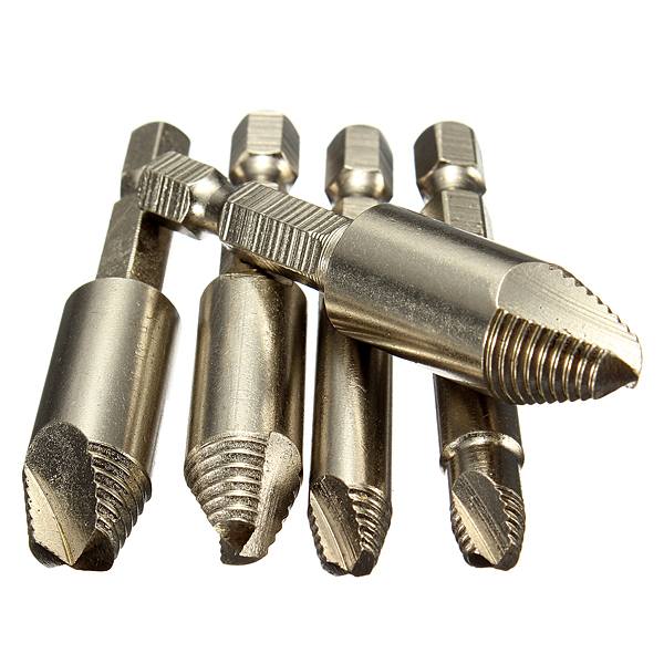 5PCS Screw Easy Speed Out Extractor Remover Hex shank Drill Set - photo 2