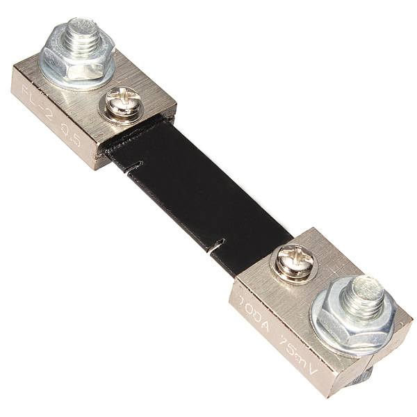 100A 75mV FL-2 DC Current Shunt Resistor For Amp Ampere Panel Meter - photo 3