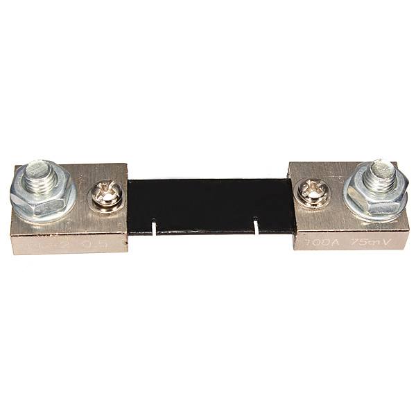 100A 75mV FL-2 DC Current Shunt Resistor For Amp Ampere Panel Meter - photo 4