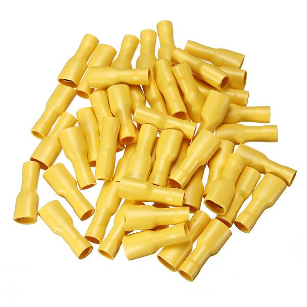 100pcs Male & Female Insulated Spade Crimp Terminal Wire Connector - photo 3