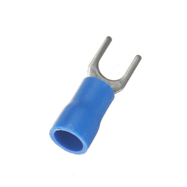 20pcs Heat Shrink Blue Wiring Crimp Butt Fork Terminals Connectors - photo 3