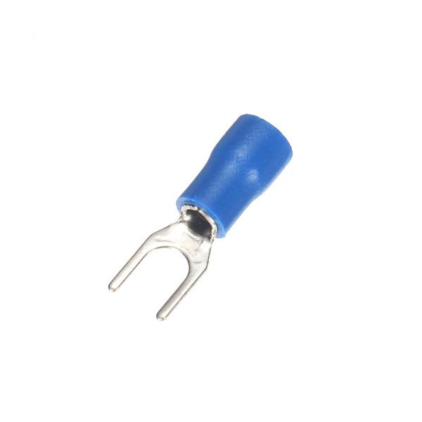 20pcs Heat Shrink Blue Wiring Crimp Butt Fork Terminals Connectors - photo 7